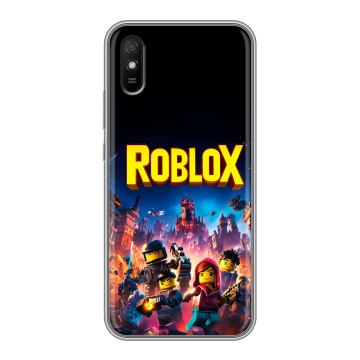 Силиконовый чехол на Xiaomi RedMi 9A с принтом Roblox Роблокс Силиконовый чехол на Xiaomi RedMi 9A с принтом Roblox Роблокс
