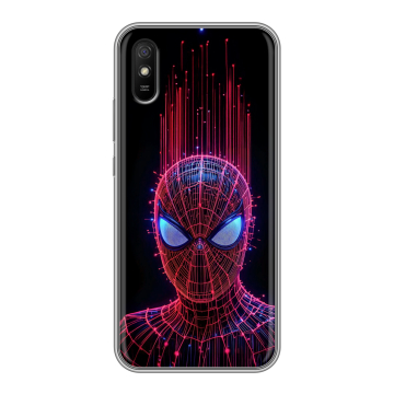 Силиконовый чехол на Xiaomi RedMi 9A с принтом Spiderman Человек паук Силиконовый чехол на Xiaomi RedMi 9A с принтом Spiderman Человек паук