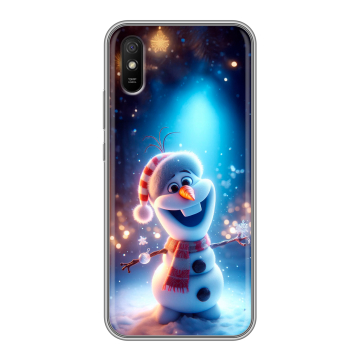 Силиконовый чехол на Xiaomi RedMi 9A с принтом Новый год Силиконовый чехол на Xiaomi RedMi 9A с принтом Новый год