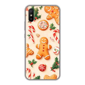 Силиконовый чехол на Xiaomi RedMi 9A с принтом Новый год Силиконовый чехол на Xiaomi RedMi 9A с принтом Новый год