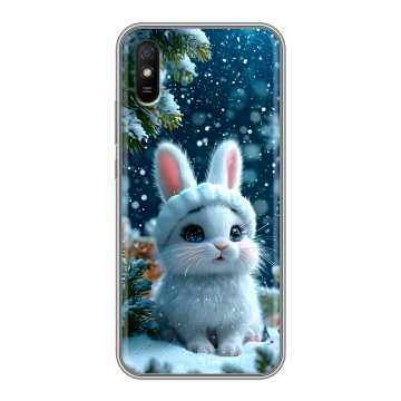 Силиконовый чехол на Xiaomi RedMi 9A с принтом Новый год Силиконовый чехол на Xiaomi RedMi 9A с принтом Новый год