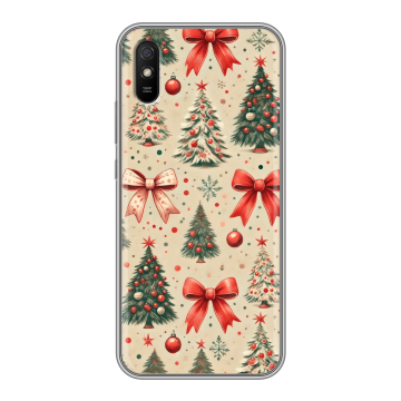Силиконовый чехол на Xiaomi RedMi 9A с принтом Новый год Силиконовый чехол на Xiaomi RedMi 9A с принтом Новый год