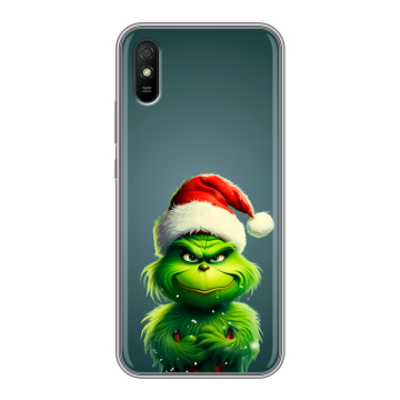 Силиконовый чехол на Xiaomi RedMi 9A с принтом Новый год Силиконовый чехол на Xiaomi RedMi 9A с принтом Новый год