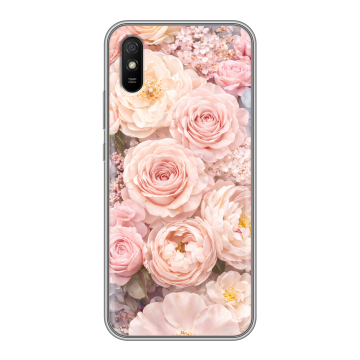 Силиконовый чехол на Xiaomi RedMi 9A с принтом женский Силиконовый чехол на Xiaomi RedMi 9A с принтом женский