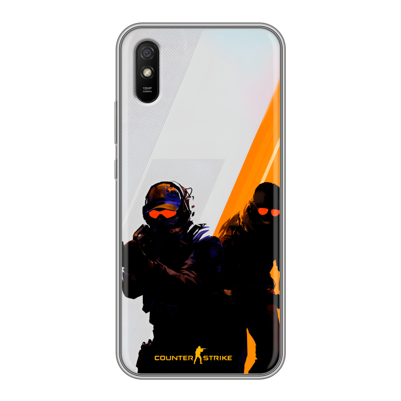 Силиконовый чехол на Xiaomi RedMi 9A с принтом Контер страйк Counter strike Силиконовый чехол на Xiaomi RedMi 9A с принтом Контер страйк Counter strike