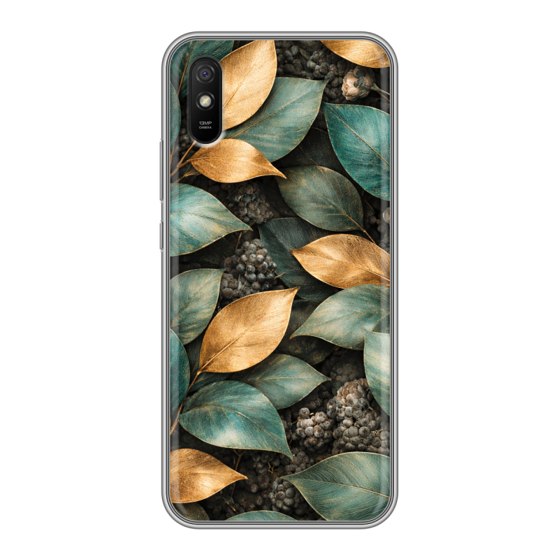 Силиконовый противоударный чехол на Xiaomi RedMi 9A с принтом женский Силиконовый противоударный чехол на Xiaomi RedMi 9A с принтом женский