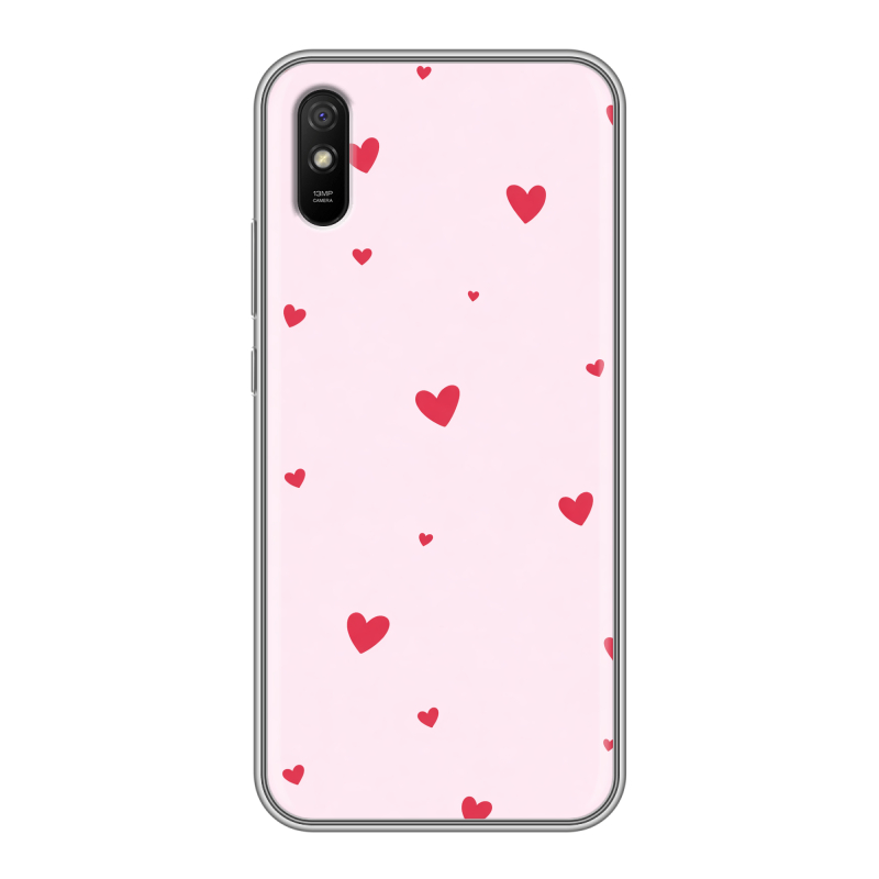 Силиконовый противоударный чехол на Xiaomi RedMi 9A с принтом для девочек Силиконовый противоударный чехол на Xiaomi RedMi 9A с принтом для девочек