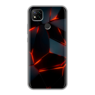 Силиконовый чехол на Xiaomi RedMi 9C с принтом Яркие абстракции Силиконовый чехол на Xiaomi RedMi 9C с принтом Яркие абстракции