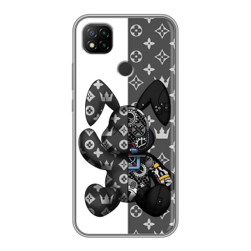 Силиконовый чехол на Xiaomi RedMi 9C с принтом Луи робот Силиконовый чехол на Xiaomi RedMi 9C с принтом Луи робот