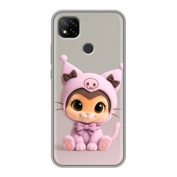 Силиконовый чехол на Xiaomi RedMi 9C с принтом Куроми Kuromi Силиконовый чехол на Xiaomi RedMi 9C с принтом Куроми Kuromi
