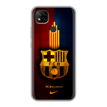 Силиконовый чехол на Xiaomi RedMi 9C с принтом Барселона Barcelona Силиконовый чехол на Xiaomi RedMi 9C с принтом Барселона Barcelona