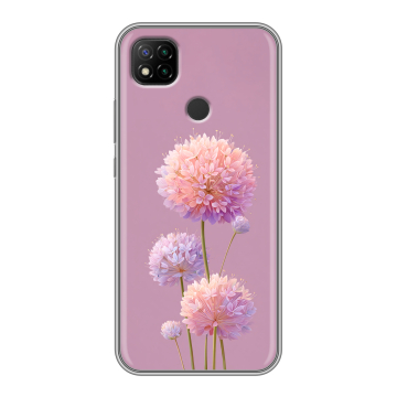 Силиконовый чехол на Xiaomi RedMi 9C с принтом Цветы