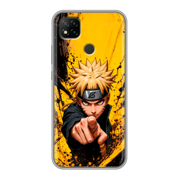 Силиконовый чехол на Xiaomi RedMi 9C с принтом Naruto Наруто Силиконовый чехол на Xiaomi RedMi 9C с принтом Naruto Наруто