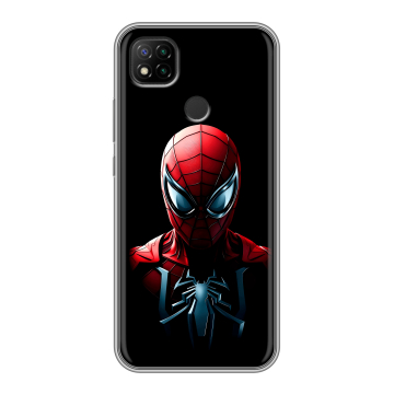 Силиконовый чехол на Xiaomi RedMi 9C с принтом Spiderman Человек паук Силиконовый чехол на Xiaomi RedMi 9C с принтом Spiderman Человек паук