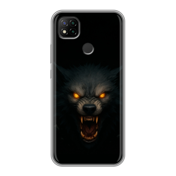 Силиконовый чехол на Xiaomi RedMi 9C с принтом Волк