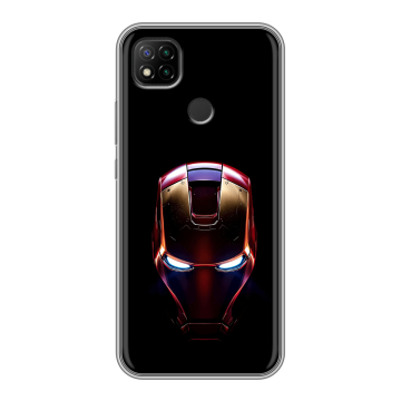 Силиконовый чехол на Xiaomi RedMi 9C с принтом IronMan Железный человек Силиконовый чехол на Xiaomi RedMi 9C с принтом IronMan Железный человек
