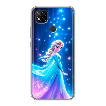 Силиконовый чехол на Xiaomi RedMi 9C с принтом Холодное сердце Frozen Силиконовый чехол на Xiaomi RedMi 9C с принтом Холодное сердце Frozen