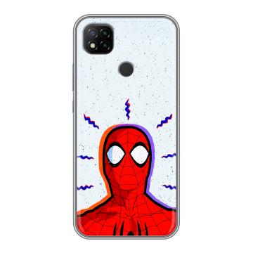 Силиконовый чехол на Xiaomi RedMi 9C с принтом Spiderman Человек паук