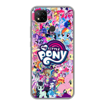 Силиконовый чехол на Xiaomi RedMi 9C с принтом My little pony Дружба чудо Силиконовый чехол на Xiaomi RedMi 9C с принтом My little pony Дружба чудо