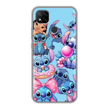 Силиконовый чехол на Xiaomi RedMi 9C с принтом Лило и Стич Силиконовый чехол на Xiaomi RedMi 9C с принтом Лило и Стич