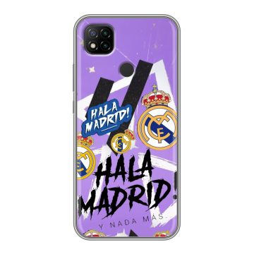Силиконовый чехол на Xiaomi RedMi 9C с принтом Real Madrid Реал Мадрид Силиконовый чехол на Xiaomi RedMi 9C с принтом Real Madrid Реал Мадрид