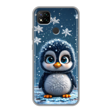 Силиконовый чехол на Xiaomi RedMi 9C с принтом Новый год