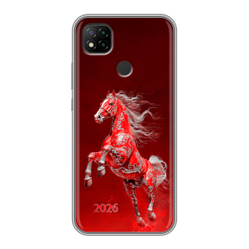 Силиконовый чехол на Xiaomi RedMi 9C с принтом Новый год