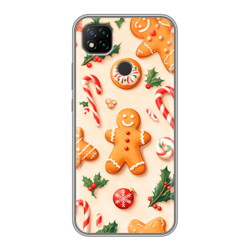 Силиконовый чехол на Xiaomi RedMi 9C с принтом Новый год
