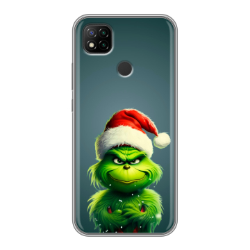 Силиконовый чехол на Xiaomi RedMi 9C с принтом Новый год Силиконовый чехол на Xiaomi RedMi 9C с принтом Новый год