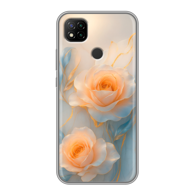 Силиконовый противоударный чехол на Xiaomi RedMi 9C с принтом Женский Силиконовый противоударный чехол на Xiaomi RedMi 9C с принтом Женский