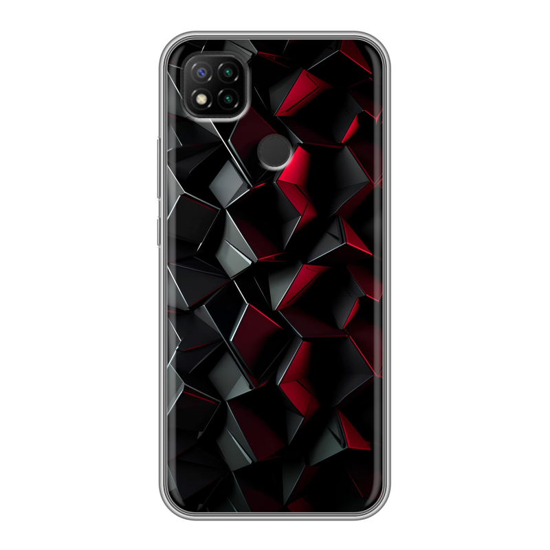Силиконовый чехол на Xiaomi RedMi 9C с принтом Абстракция Силиконовый чехол на Xiaomi RedMi 9C с принтом Абстракция