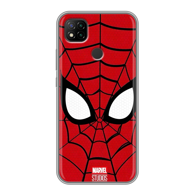 Силиконовый чехол на Xiaomi RedMi 9C с принтом человек паук spiderman Силиконовый чехол на Xiaomi RedMi 9C с принтом человек паук spiderman