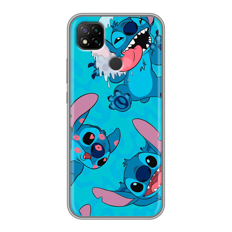 Силиконовый чехол на Xiaomi RedMi 9C с принтом Лило и Стич Силиконовый чехол на Xiaomi RedMi 9C с принтом Лило и Стич
