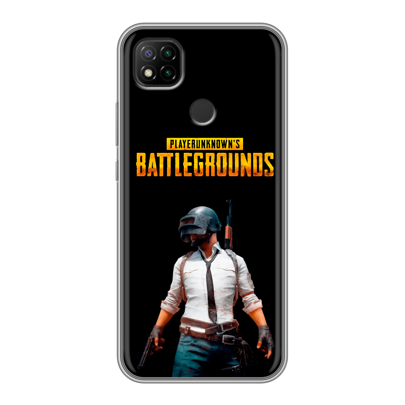 Силиконовый противоударный чехол на Xiaomi RedMi 9C с принтом PUGB ПАГБ Силиконовый противоударный чехол на Xiaomi RedMi 9C с принтом PUGB ПАГБ