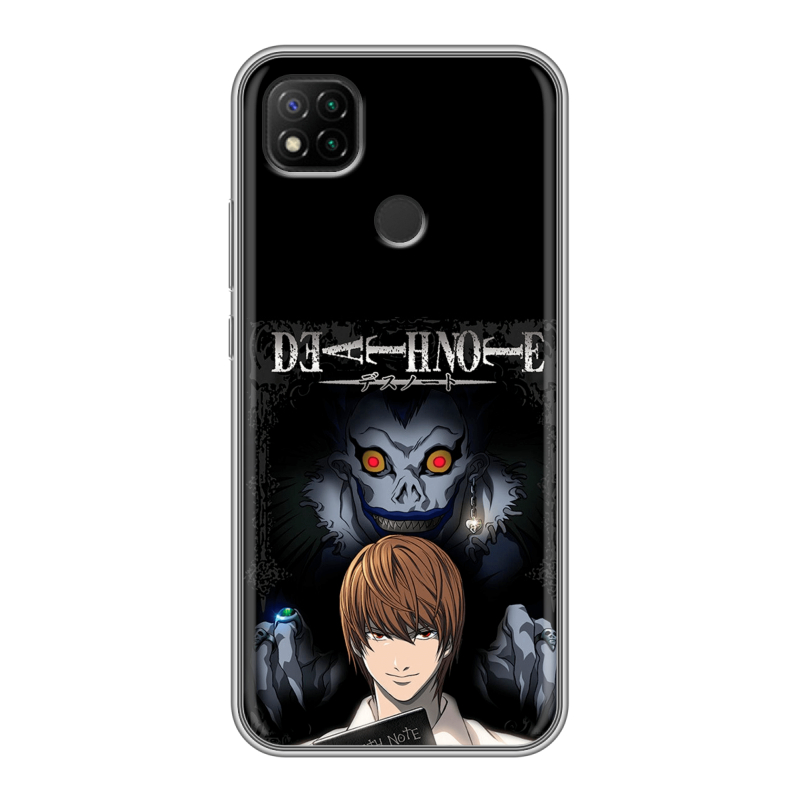 Силиконовый чехол на Xiaomi RedMi 9C с принтом Death note Тетрадь смерти Силиконовый чехол на Xiaomi RedMi 9C с принтом Death note Тетрадь смерти
