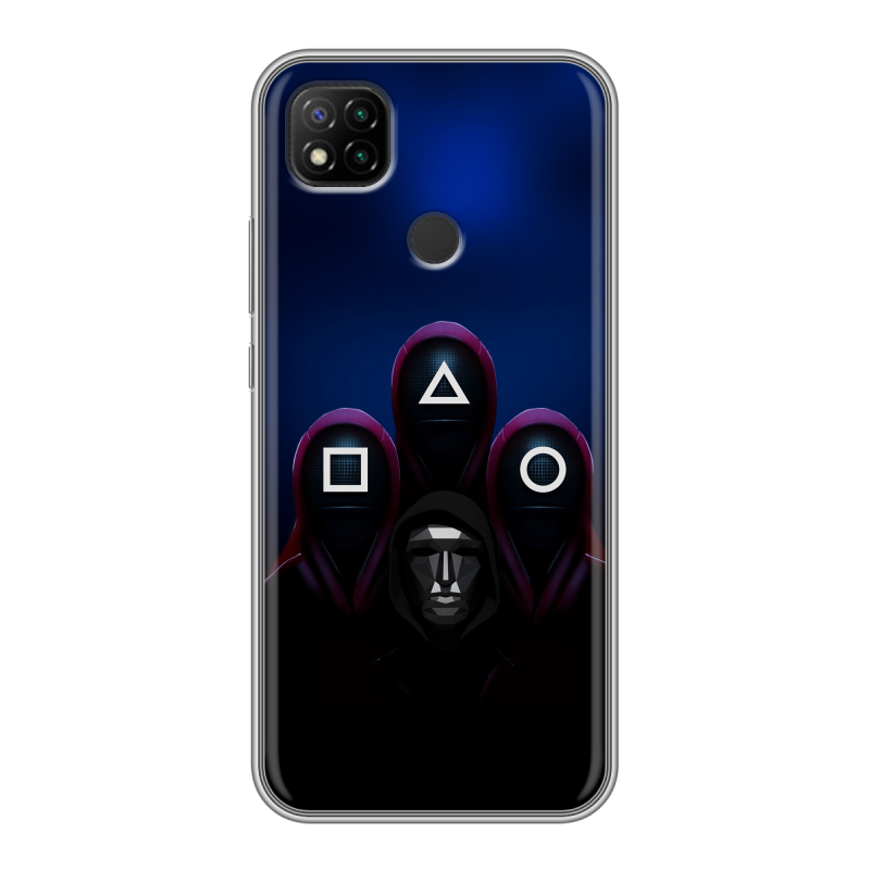 Силиконовый чехол на Xiaomi RedMi 9C с принтом Игра Кальмара Силиконовый чехол на Xiaomi RedMi 9C с принтом Игра Кальмара
