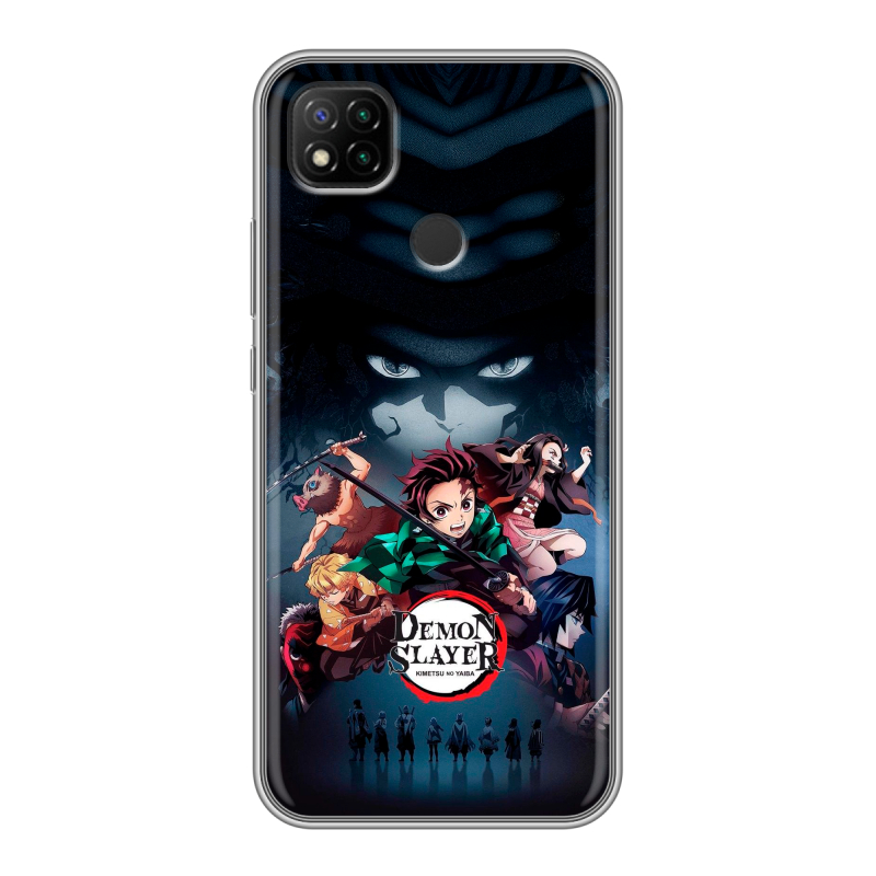 Силиконовый чехол на Xiaomi RedMi 9C с принтом Demon Slayer Клинок рассекающий демонов Силиконовый чехол на Xiaomi RedMi 9C с принтом Demon Slayer Клинок рассекающий демонов