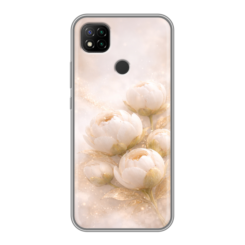 Силиконовый чехол на Xiaomi RedMi 9C с принтом женский Силиконовый чехол на Xiaomi RedMi 9C с принтом женский