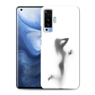 Силиконовый чехол на Vivo X50 с принтом Силуэт