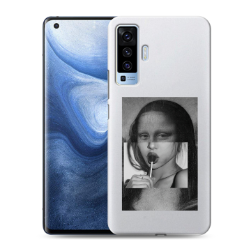Силиконовый чехол на Vivo X50 с принтом Мона Лиза