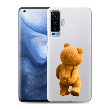 Силиконовый чехол на Vivo X50 с принтом Медведь