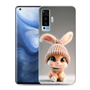 Силиконовый чехол на Vivo X50 с принтом Кролик