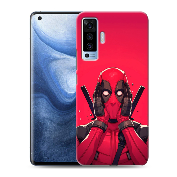 Силиконовый чехол на Vivo X50 с принтом Дедпул Deadpool