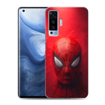 Силиконовый чехол на Vivo X50 с принтом Spiderman Человек паук
