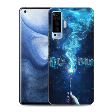Силиконовый чехол на Vivo X50 с принтом Harry Potter Гарри Поттер