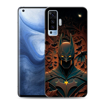 Силиконовый чехол на Vivo X50 с принтом Batman Бэтмен Силиконовый чехол на Vivo X50 с принтом Batman Бэтмен