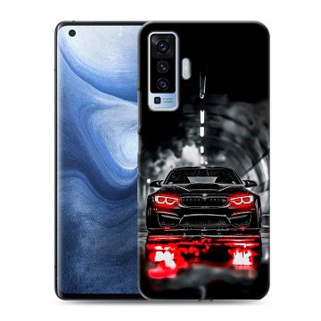 Силиконовый чехол на Vivo X50 с принтом BMW БМВ