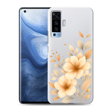 Силиконовый чехол на Vivo X50 с принтом для девушки Силиконовый чехол на Vivo X50 с принтом для девушки