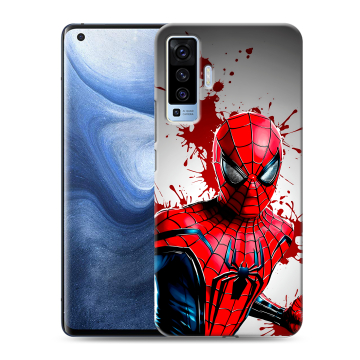 Силиконовый чехол на Vivo X50 с принтом Spiderman Человек паук