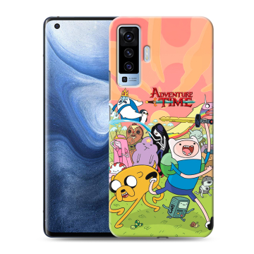 Силиконовый чехол на Vivo X50 с принтом Adventure time Время приключений Силиконовый чехол на Vivo X50 с принтом Adventure time Время приключений